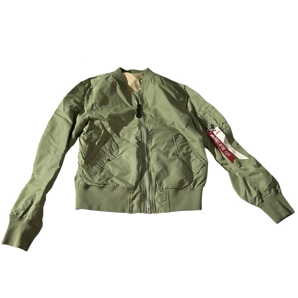 Alpha Industries Ma size medium bomber Jacket - Picture 2 of 7